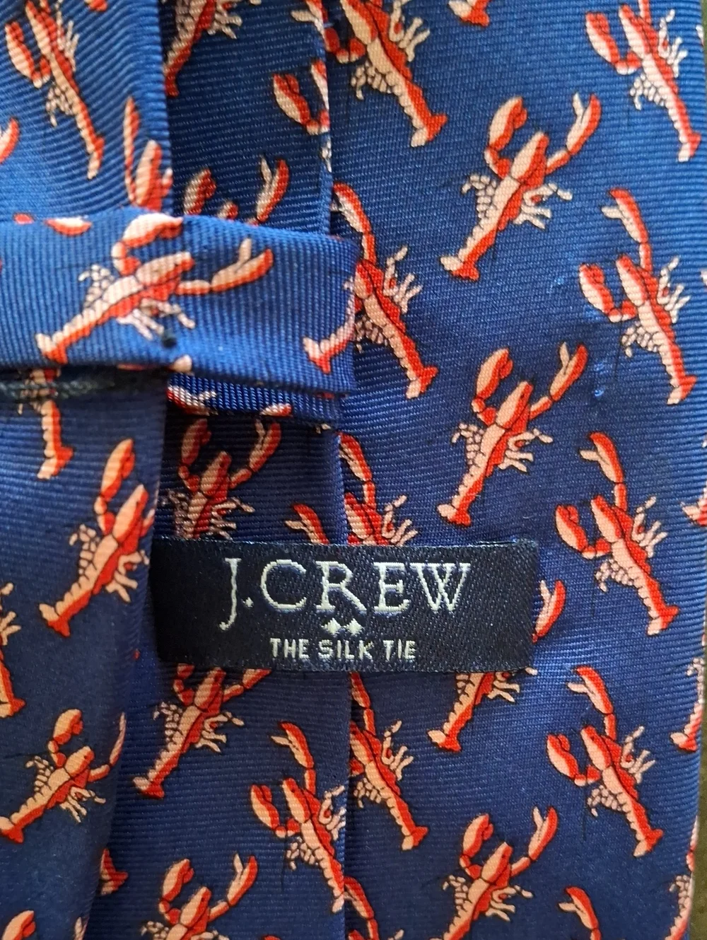 Men's J.CREW Silk Lobster Tie